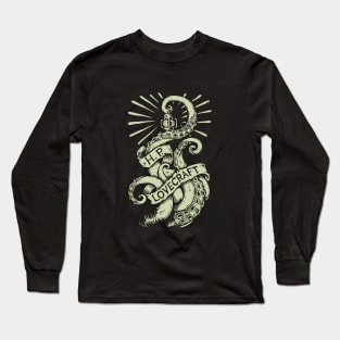 H.P. Lovecraft Tentacles Lantern Long Sleeve T-Shirt